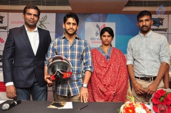 Naga Chaitanya at Sri Harsha Foundation Event - 20 of 42