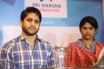 Naga Chaitanya at Sri Harsha Foundation Event - 25 of 42