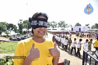 Niharika Flags Off Sight A Thon Blindfold 2k Walk - 9 of 40