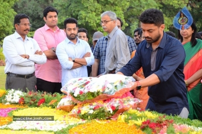 NTR Family Members Pay Tribute at NTR Ghat - 36 of 100