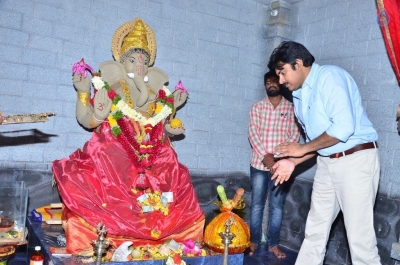 Pawan Kalyan Visits Andhra Prabha Ganapathi Pooja Photos - 15 of 41