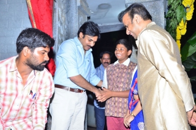 Pawan Kalyan Visits Andhra Prabha Ganapathi Pooja Photos - 24 of 41