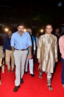 Pawan Kalyan Visits Andhra Prabha Ganapathi Pooja Photos - 26 of 41