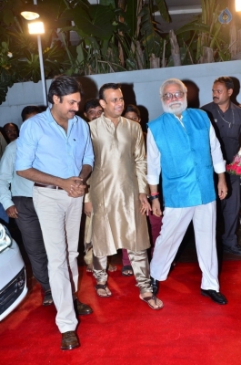 Pawan Kalyan Visits Andhra Prabha Ganapathi Pooja Photos - 34 of 41