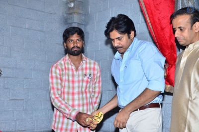 Pawan Kalyan Visits Andhra Prabha Ganapathi Pooja Photos - 37 of 41
