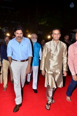 Pawan Kalyan Visits Andhra Prabha Ganapathi Pooja Photos - 38 of 41