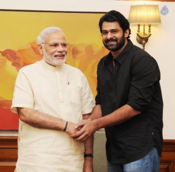 Prabhas Meets Top Politicians - 8 of 14