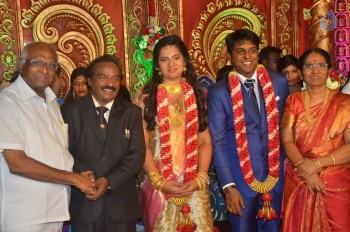 Producer Vinoth Kumar and Sindhu Wedding Reception - 26 of 42