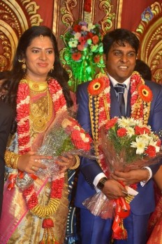 Producer Vinoth Kumar and Sindhu Wedding Reception - 31 of 42