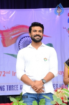 Ram Charan Celebrates Independence Day In Chirec School - 43 of 60