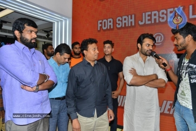 Sai Dharam Tej Launches Sunrisers Hyderabad T Shirt  - 29 of 34