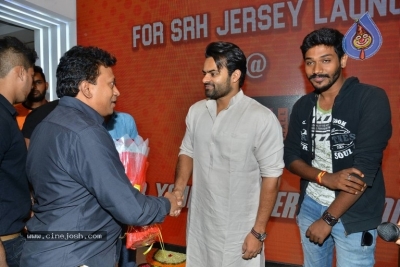 Sai Dharam Tej Launches Sunrisers Hyderabad T Shirt  - 32 of 34