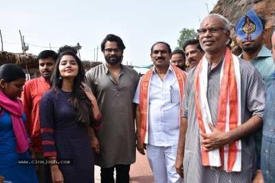 Tej I Love You Movie Team At Kanaka Durga Temple - 7 of 21