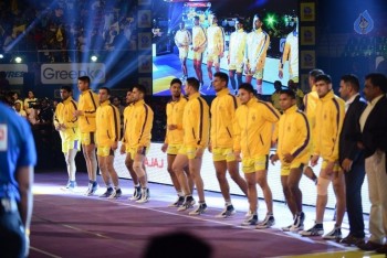 Telugu Titans Vs Jaipur Pink Panthers Kabaddi Match Photos - 36 of 100