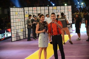 Telugu Titans Vs Jaipur Pink Panthers Kabaddi Match Photos - 52 of 100