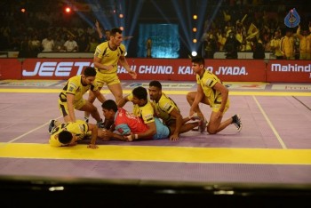 Telugu Titans Vs Jaipur Pink Panthers Kabaddi Match Photos - 55 of 100