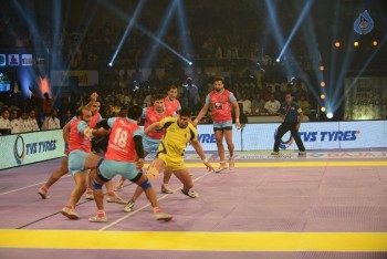 Telugu Titans Vs Jaipur Pink Panthers Kabaddi Match Photos - 60 of 100