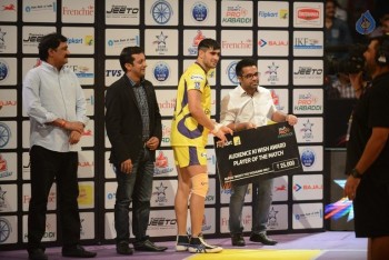 Telugu Titans Vs Jaipur Pink Panthers Kabaddi Match Photos - 75 of 100