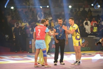 Telugu Titans Vs Jaipur Pink Panthers Kabaddi Match Photos - 78 of 100