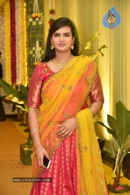 Tollywood Celebs At Harika And Karthik Wedding Ceremony - 34 of 42