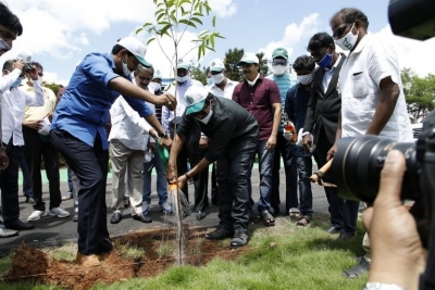 Mega Brothers in Green India Challenge - 7 of 9