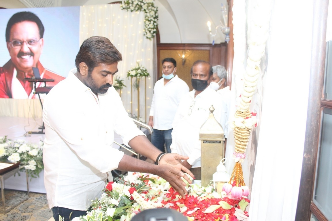 SP Balasubrahmanyam Condolence Meet - 52 / 59 photos