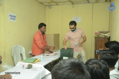 Celebrities cast their Vote GHMC Elections 01 - 24 of 36