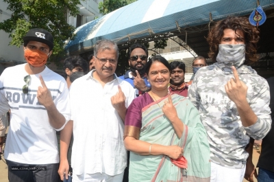Celebrities cast their Vote GHMC Elections 01 - 25 of 36
