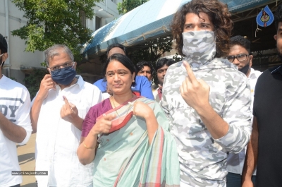 Celebrities cast their Vote GHMC Elections 01 - 31 of 36