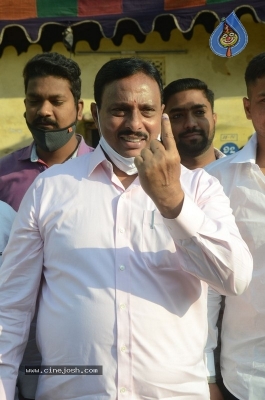 Celebrities cast their Vote GHMC Elections 02 - 22 of 57