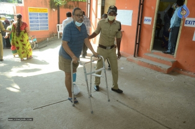 Celebrities cast their Vote GHMC Elections 02 - 24 of 57
