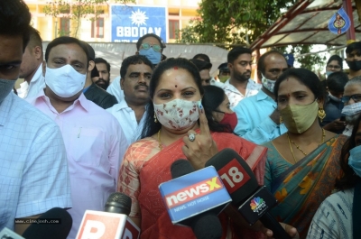 Celebrities cast their Vote GHMC Elections 02 - 33 of 57