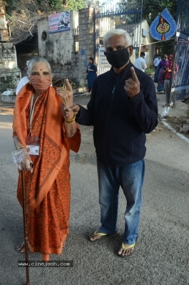 Celebrities cast their Vote GHMC Elections 02 - 36 of 57