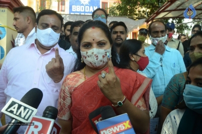 Celebrities cast their Vote GHMC Elections 02 - 38 of 57