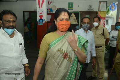 Celebrities cast their Vote GHMC Elections 02 - 40 of 57