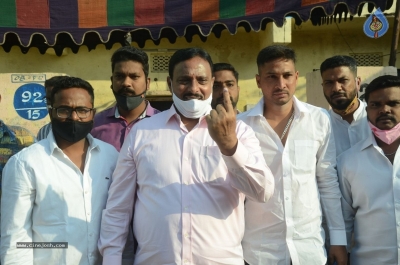 Celebrities cast their Vote GHMC Elections 02 - 42 of 57