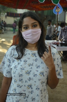 Celebrities cast their Vote GHMC Elections 02 - 52 of 57