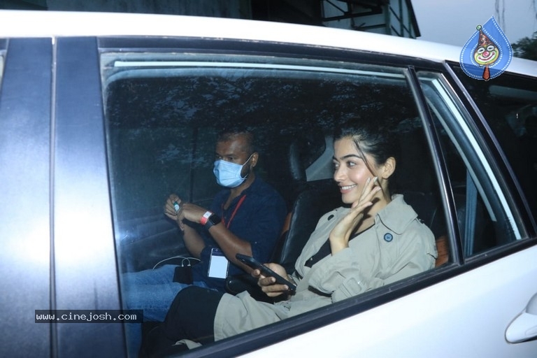 Rashmika Snapped at Film City - 4 / 6 photos