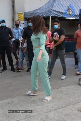 Tamanna Snapped Shooting At Filmcity - 2 of 7