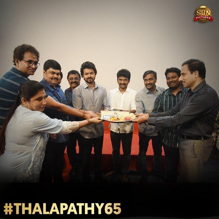 Thalapathy Vijay 65 Movie Launch - 7 / 8 photos