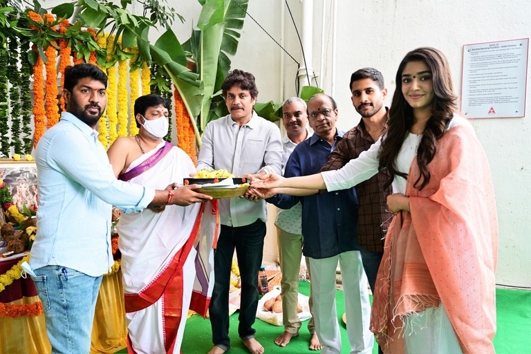 Nagarjuna Bangarraju Movie opening - 1 / 4 photos