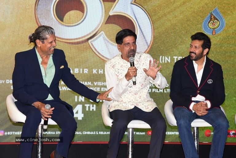 83 Movie Press Meet - 10 / 38 photos