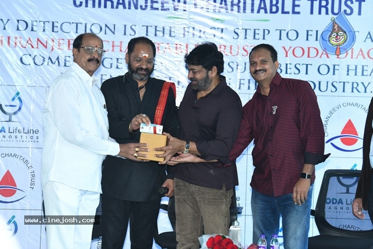 Megastar Distributes Health Cards Photos - 1 / 31 photos