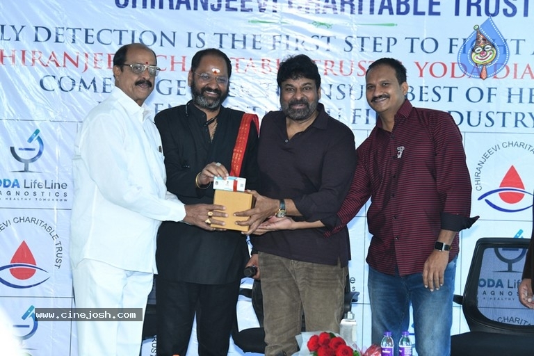 Megastar Distributes Health Cards Photos - 16 / 31 photos