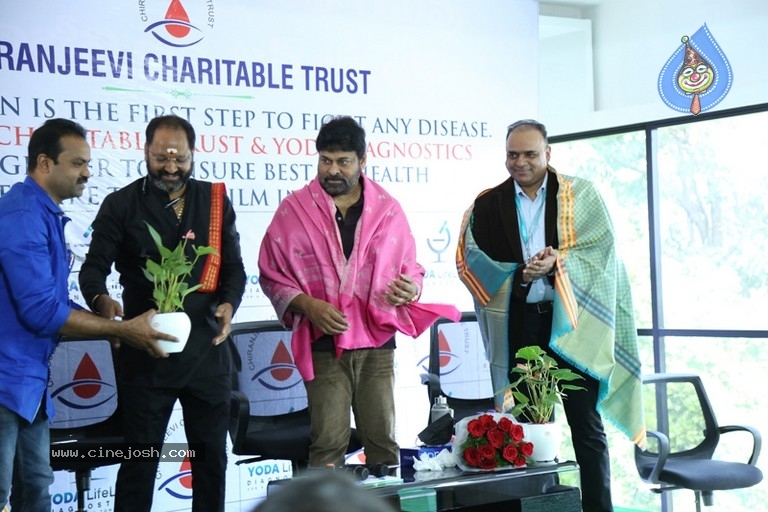 Megastar Distributes Health Cards Photos - 27 / 31 photos