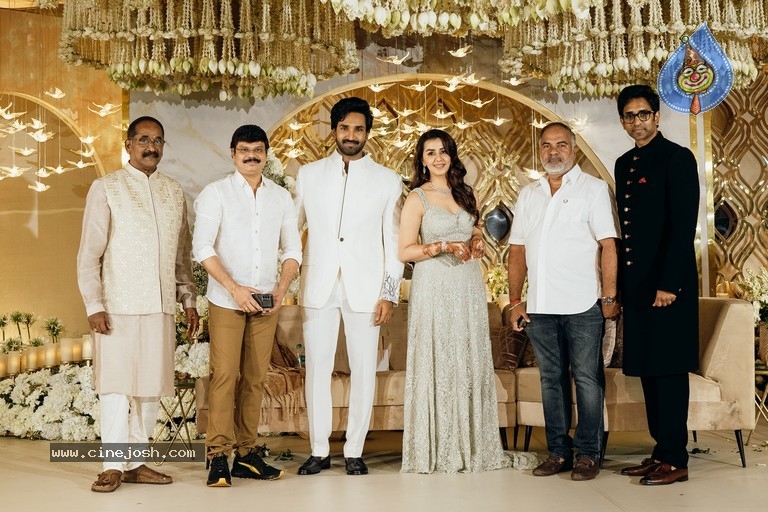 Aadhi Pinnisetty - Nikki Galrani Wedding Reception - 14 / 38 photos