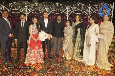 Vishwajith and Rishika Wedding Reception - 23 of 24