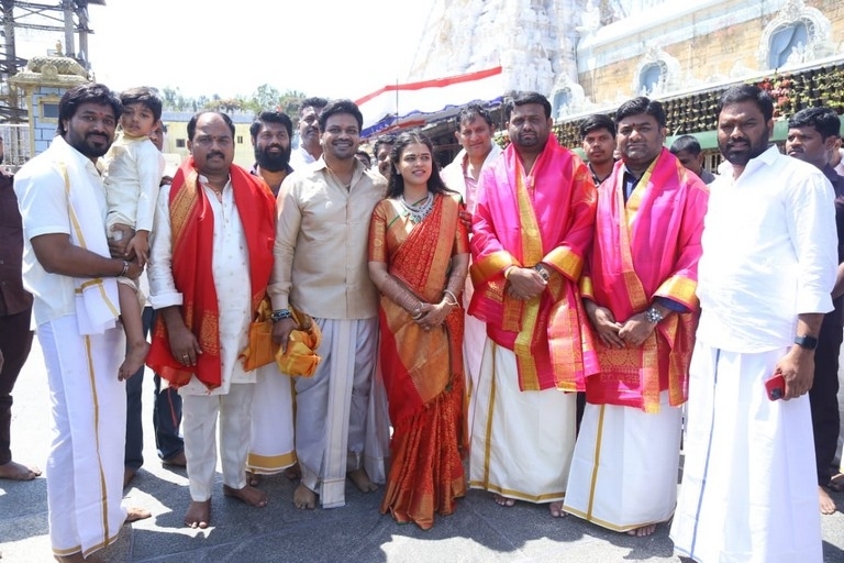 Manoj-Mounika Visited Tirumala - 4 / 4 photos