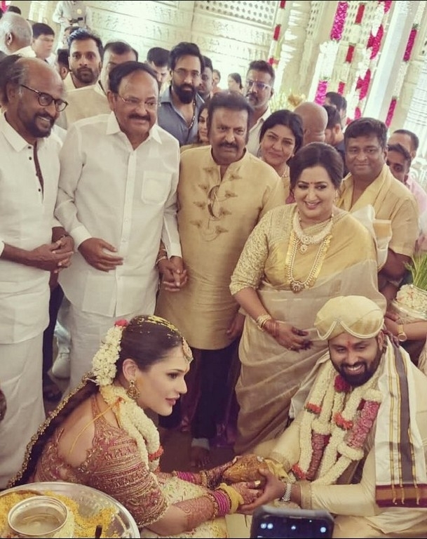 Sumalatha Son Wedding Photos - 3 / 8 photos