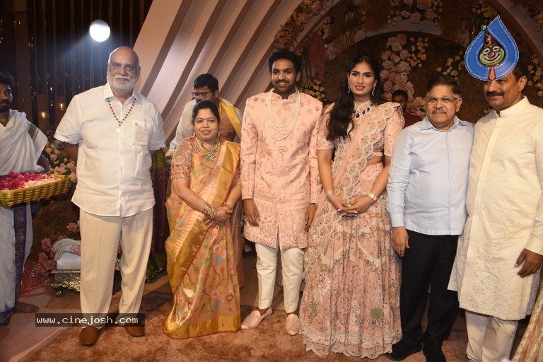 Celebs at Kadiri Balakrishna Son Engagement - 24 / 42 photos